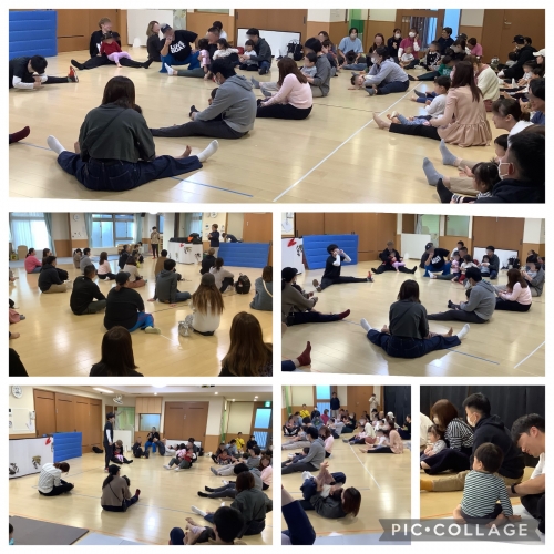 親子で運動あそび(0〜2歳児クラス対象)