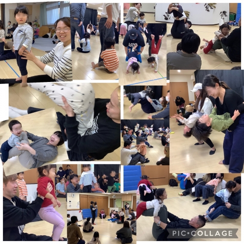 親子で運動あそび(0〜2歳児クラス対象)