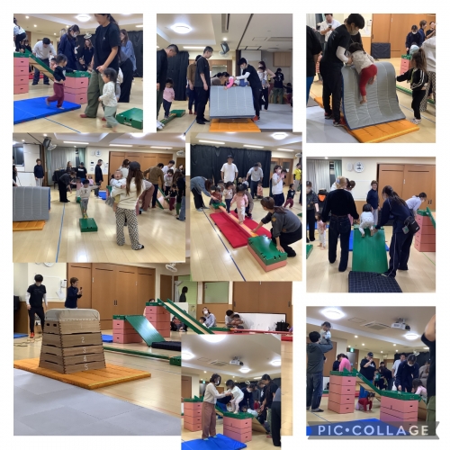 親子で運動あそび(0〜2歳児クラス対象)